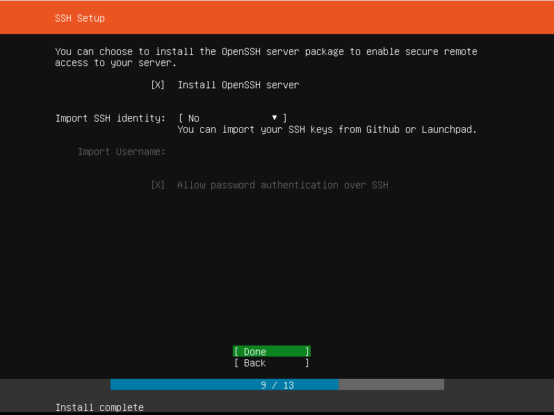 Ubuntu Server Installation